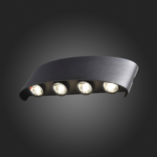 SL089.401.08 Светильник уличный настенный ST-Luce Черный кварцевый LED 8*1W 4000K BISELLO, изображение 15