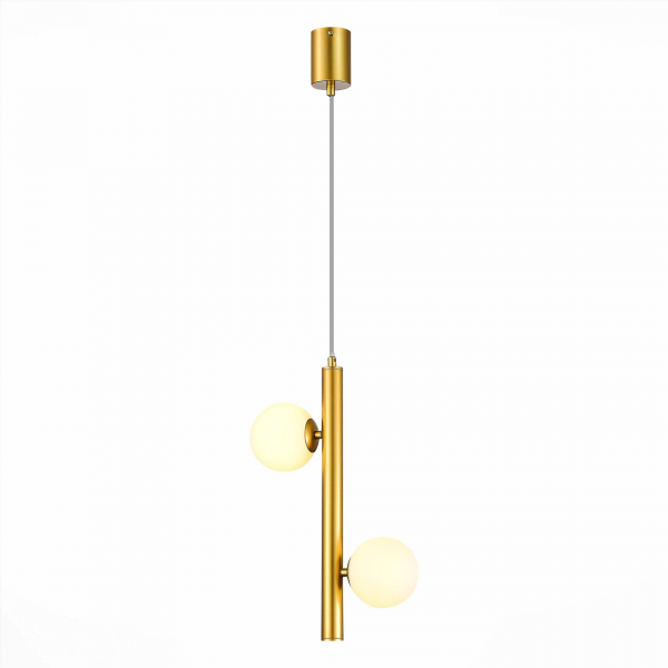 SL1185.203.02 Подвес ST-Luce Золотистый/Белый G9 2*5W ASOLO