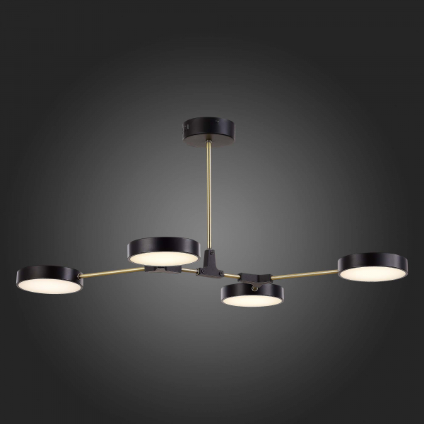 SLE6004-402-04 Светильник потолочный Черный, Латунь/Черный LED 4*10W MONTA, изображение 7