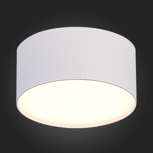 ST606.532.12 Светильник потолочный Белый LED 1*12W 3000K 1 080Lm Ra&gt;85 120° IP20 D120xH55 185-265V Накладные светильники, изображение 4