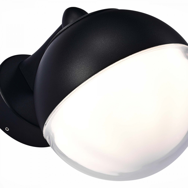 SL9000.401.01 Светильник уличный настенный ST-Luce Черный/Белый E27 1*40W OMBRA, изображение 3