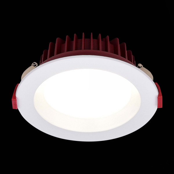 ST752.538.24 Св-к встр. Белый LED 1*24W 3000K 1 920Lm Ra80 100° IP44 D165xH54 100-240VV Встраиваемые светильники, изображение 4
