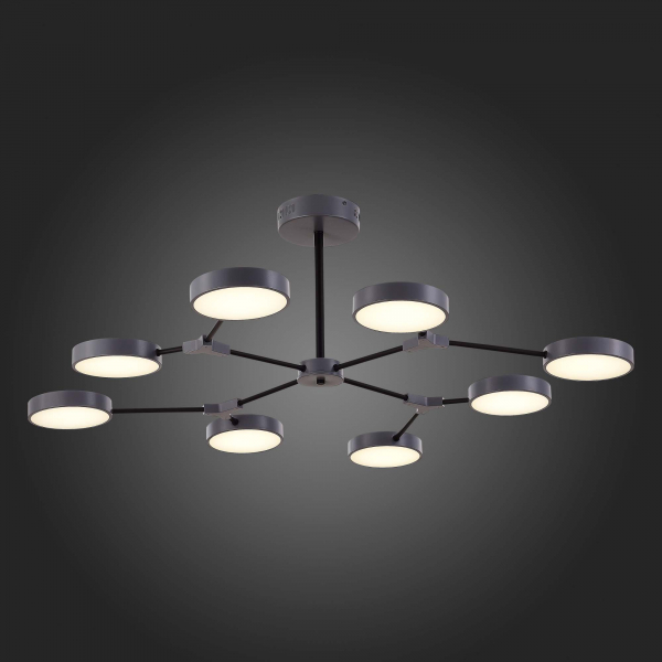 SLE6003-702-08 Светильник потолочный Серый,Черный/Серый LED 8*10W MONTA, изображение 7