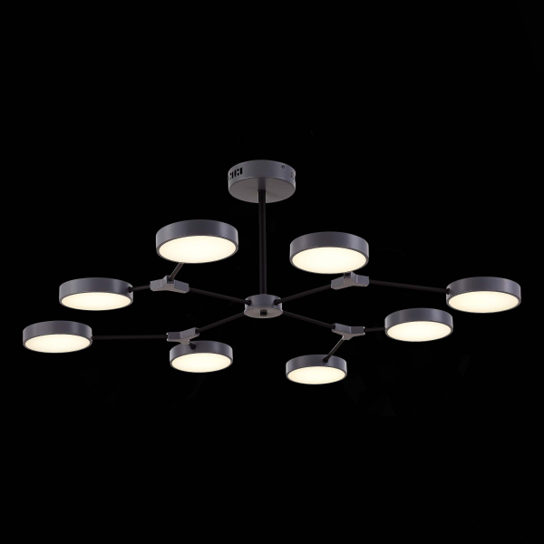 SLE6003-702-08 Светильник потолочный Серый,Черный/Серый LED 8*10W MONTA, изображение 6
