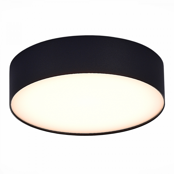 ST606.432.27 Светильник потолочный Черный LED 1*27W 3000K 2 430Lm Ra&gt;90 120° IP20 D220xH55 185-265V Накладные светильники