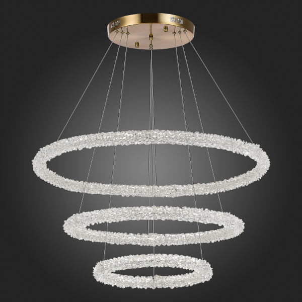 SL6110.203.03 Люстра подвесная ST-Luce Золотистый/Золотистый LED 3*35W 3000 - 6500K AVANA, изображение 4