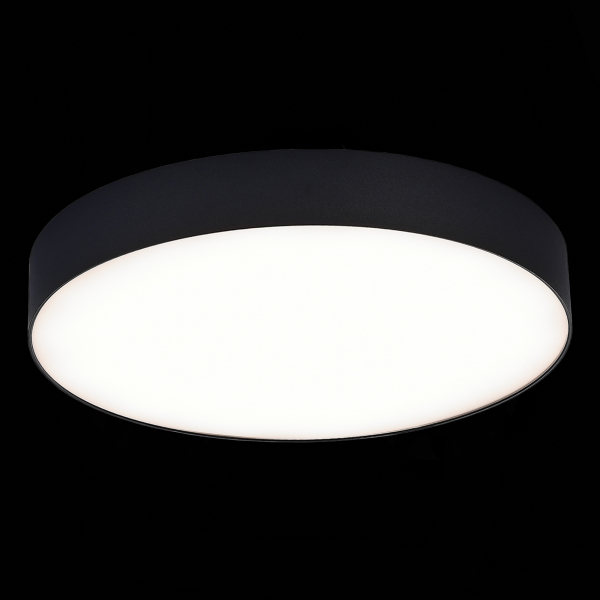 ST606.442.48 Светильник потолочный Черный LED 1*48W 4000K 4 320Lm Ra&gt;85 120° IP20 D400xH55 185-265V Накладные светильники, изображение 3