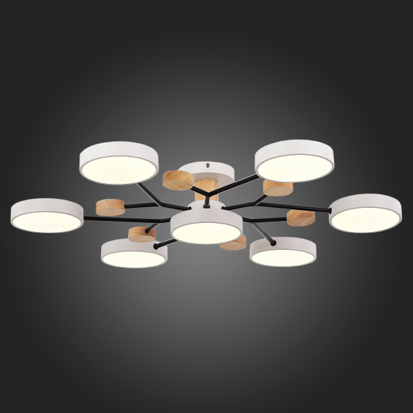 SLE6006-502-07 Светильник потолочный Белый/Белый LED 7*12W 3000K/4500K/6000K FAEMA, изображение 7