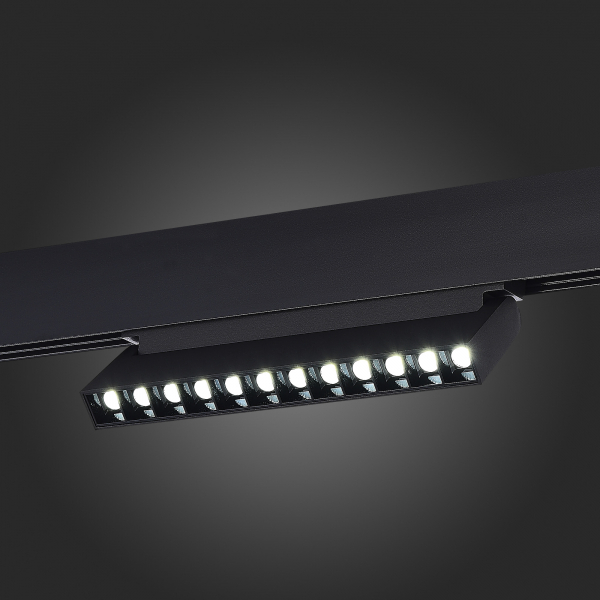 ST372.406.12 Магнитный трековый светильник SMART Черный LED 1*12W 2700K-6500K 1 080Lm Ra90 36° IP20 L225xW22xH110 48V SKYLINE 48, изображение 5