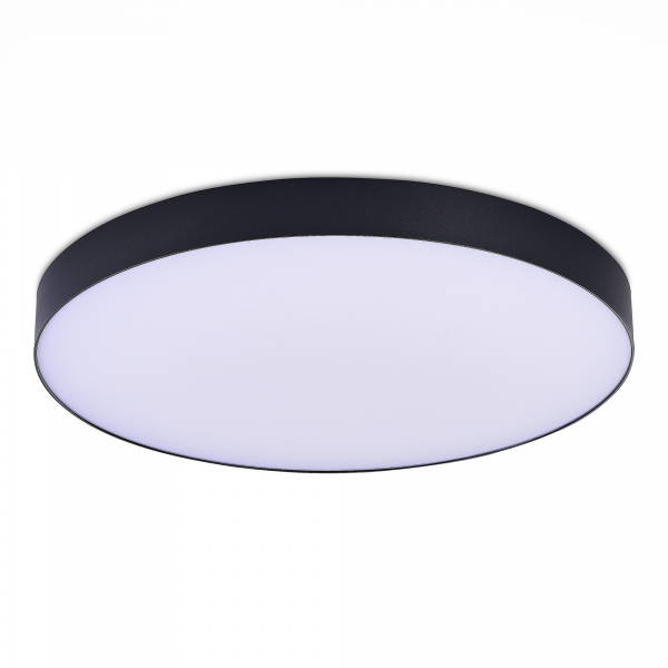 ST606.432.96 Светильник потолочный Черный LED 1*96W 3000K 8 640Lm Ra&gt;85 120° IP20 D600xH55 185-265V Накладные светильники, изображение 2