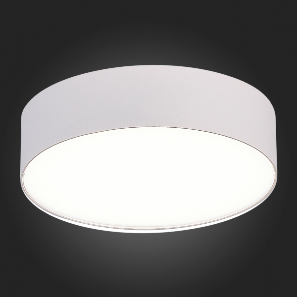 ST606.542.27 Светильник потолочный Белый LED 1*27W 4000K 2 340Lm Ra&gt;85 120° IP20 D220xH55 185-265V Накладные светильники, изображение 4