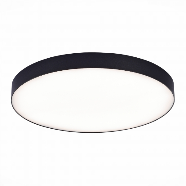 ST606.442.96 Светильник потолочный Черный LED 1*96W 4000K 8 640Lm Ra&gt;85 120° IP20 D600xH55 185-265V Накладные светильники