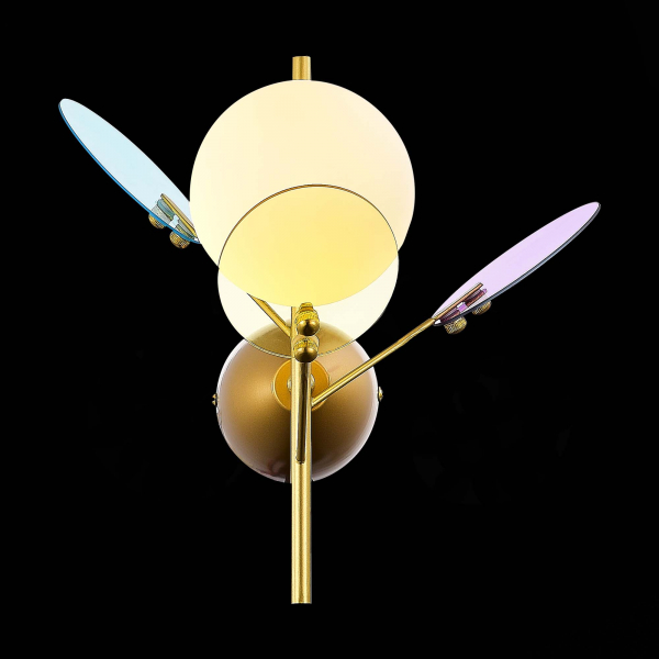 SLE2502-201-01 Светильник настенный Золотистый/Разноцветный G9 1*5W VOLA, изображение 4 SLE2502-201-01 Светильник настенный Золотистый/Разноцветный G9 1*5W VOLA, изображение 4