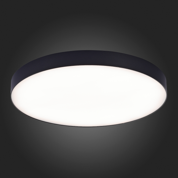 ST606.442.96 Светильник потолочный Черный LED 1*96W 4000K 8 640Lm Ra&gt;85 120° IP20 D600xH55 185-265V Накладные светильники, изображение 4
