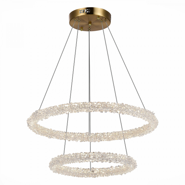SL6110.203.02 Люстра подвесная ST-Luce Золотистый/Золотистый LED 2*28W 3000 - 6500K AVANA, изображение 3