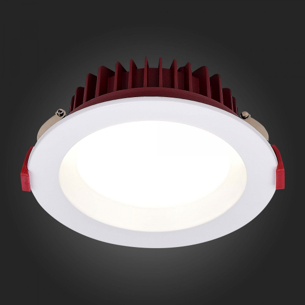 ST752.538.24 Св-к встр. Белый LED 1*24W 3000K 1 920Lm Ra80 100° IP44 D165xH54 100-240VV Встраиваемые светильники, изображение 5