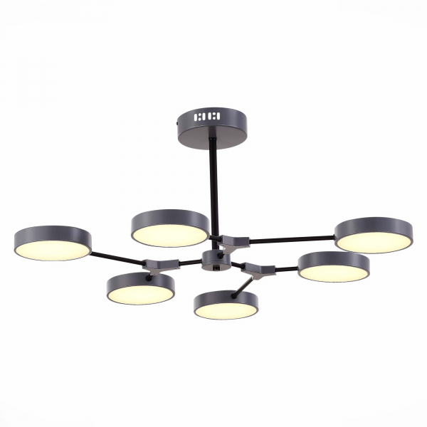 SLE6003-702-06 Светильник потолочный Серый, Черный/Серый LED 6*10W MONTA, изображение 2