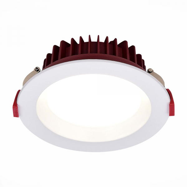 ST752.538.24 Св-к встр. Белый LED 1*24W 3000K 1 920Lm Ra80 100° IP44 D165xH54 100-240VV Встраиваемые светильники