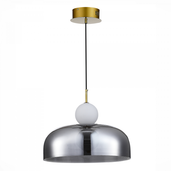 SL6112.203.07 Подвес ST-Luce Золотистый/Молочно-белый,Прозрачно-Дымчатый LED 1*7W ODE, изображение 2