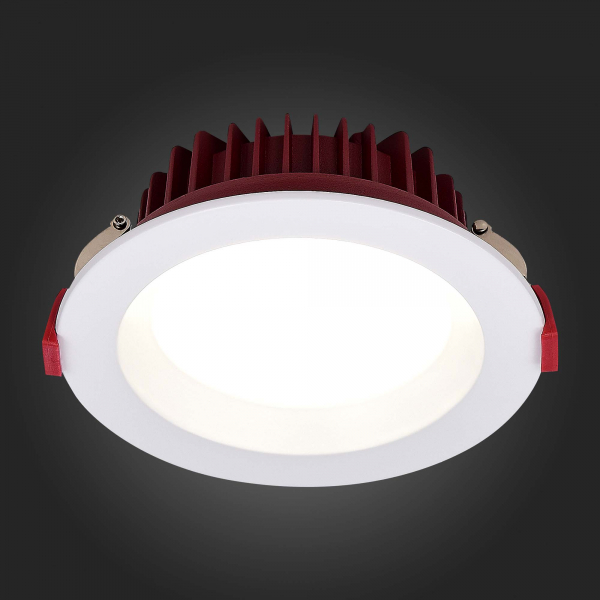 ST752.548.07 Св-к встр. Белый LED 1*7W 4000K 560Lm Ra80 100° IP44 D115xH47 100-240VV Встраиваемые светильники, изображение 5