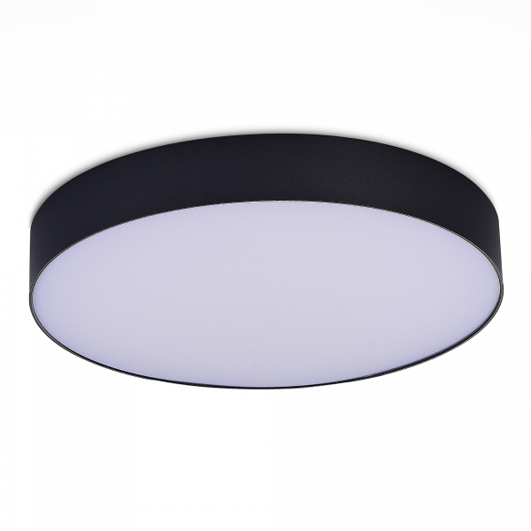 ST606.442.48 Светильник потолочный Черный LED 1*48W 4000K 4 320Lm Ra&gt;85 120° IP20 D400xH55 185-265V Накладные светильники, изображение 2