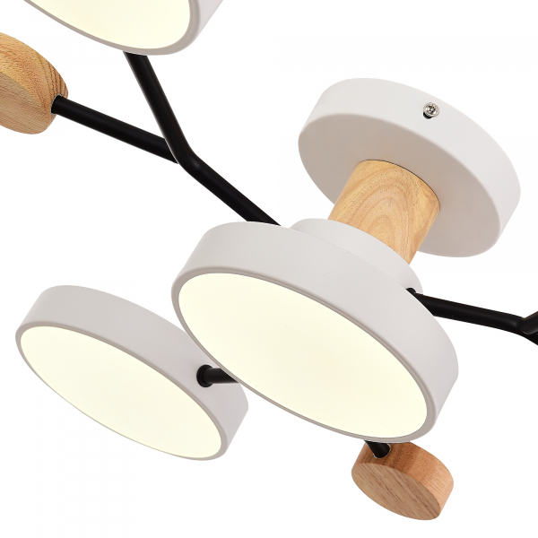 SLE6006-502-04 Светильник потолочный Белый/Белый LED 4*12W 3000K/4500K/6000K FAEMA, изображение 5
