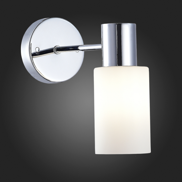 SLE1139-101-01 Светильник настенный Хром/Белый E14 1*60W GESSI, изображение 4