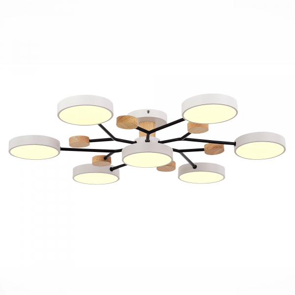 SLE6006-502-07 Светильник потолочный Белый/Белый LED 7*12W 3000K/4500K/6000K FAEMA, изображение 3