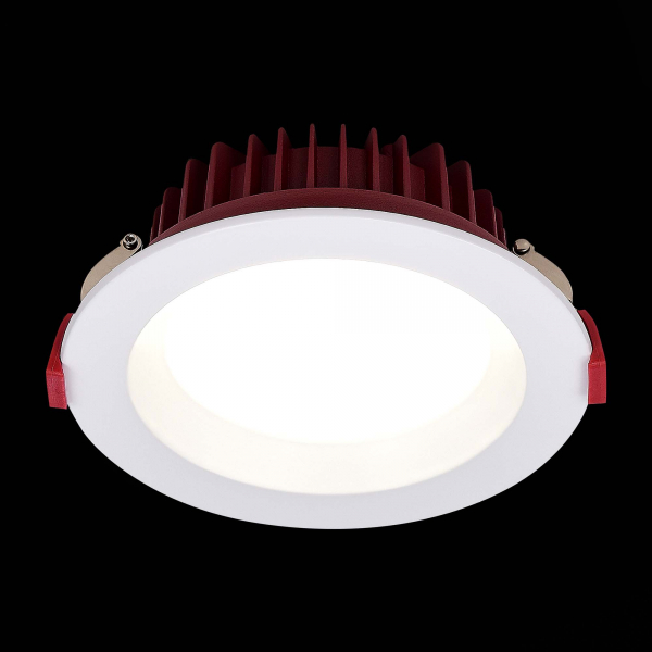 ST752.548.07 Св-к встр. Белый LED 1*7W 4000K 560Lm Ra80 100° IP44 D115xH47 100-240VV Встраиваемые светильники, изображение 4