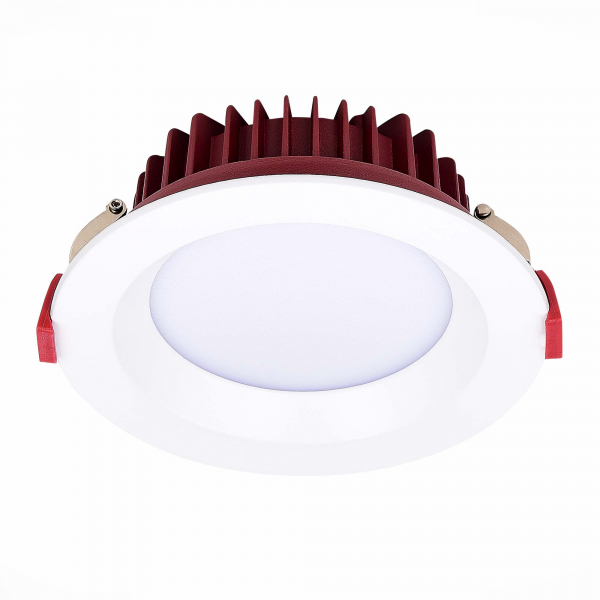 ST752.538.12 Св-к встр. Белый LED 1*12W 3000K 960Lm Ra80 100° IP44 D115xH47 100-240VV Встраиваемые светильники, изображение 2