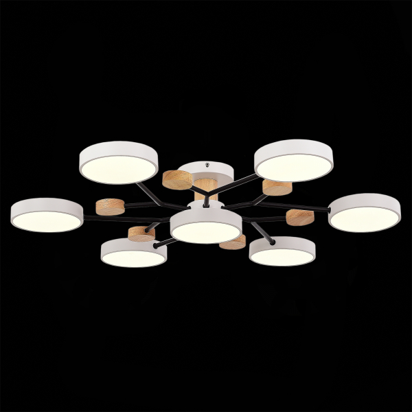 SLE6006-502-07 Светильник потолочный Белый/Белый LED 7*12W 3000K/4500K/6000K FAEMA, изображение 6