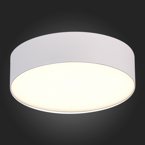 ST606.532.27 Светильник потолочный Белый LED 1*27W 3000K 2 340Lm Ra&gt;85 120° IP20 D220xH55 185-265V Накладные светильники, изображение 4