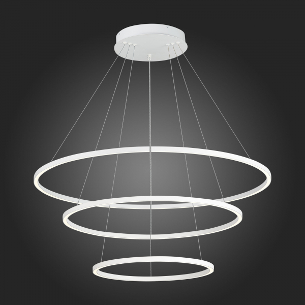 ST605.503.114 Cветильник подвесной SMART ST-Luce Белый/Белый LED 1*114W 2800-6500K Подвесные светильники, изображение 4