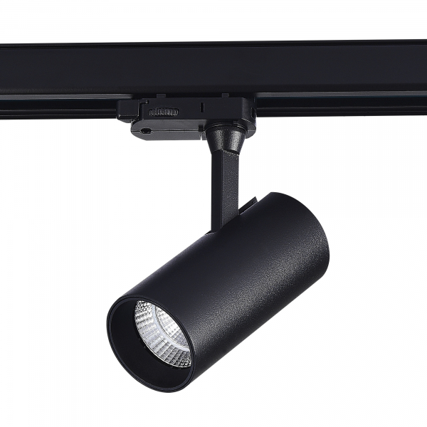 ST661.436.10 Св-к трек. Черный LED 1*10W 3000K 800Lm Ra&gt;90 38° IP20 L130xW60xH195 165-265V Трехфазная трековая система, изображение 2