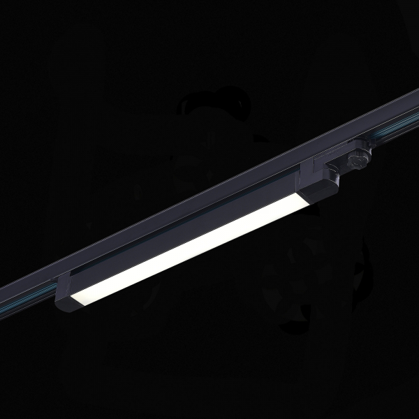 ST663.446.20 Св-к трек. Черный LED 1*20W 4000K 1 600Lm Ra&gt;90 120° IP20 L535xW33xH73 165-265V Трехфазная трековая система, изображение 5