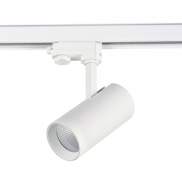 ST661.536.20 Св-к трек. Белый LED 1*20W 3000K 1 600Lm Ra&gt;90 38° IP20 L150xW70xH202 165-265V Трехфазная трековая система