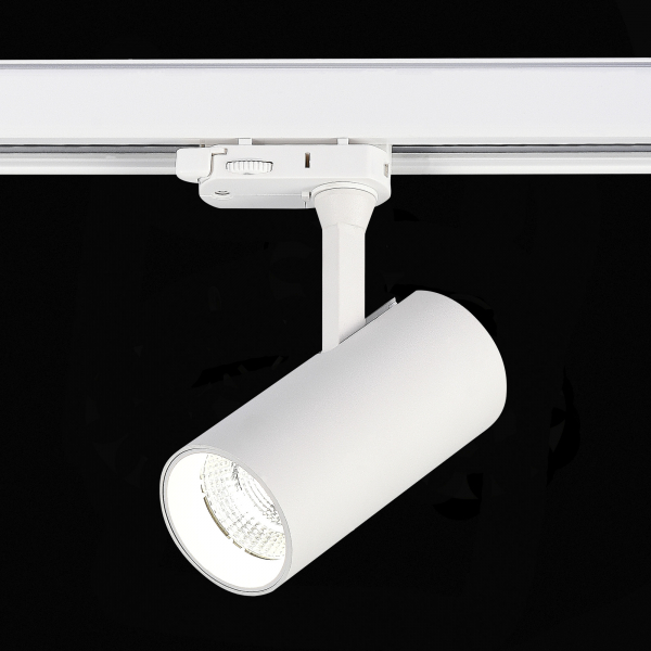 ST661.546.10 Св-к трек. Белый LED 1*10W 4000K 800Lm Ra&gt;90 38° IP20 L130xW60xH195 165-265V Трехфазная трековая система, изображение 4