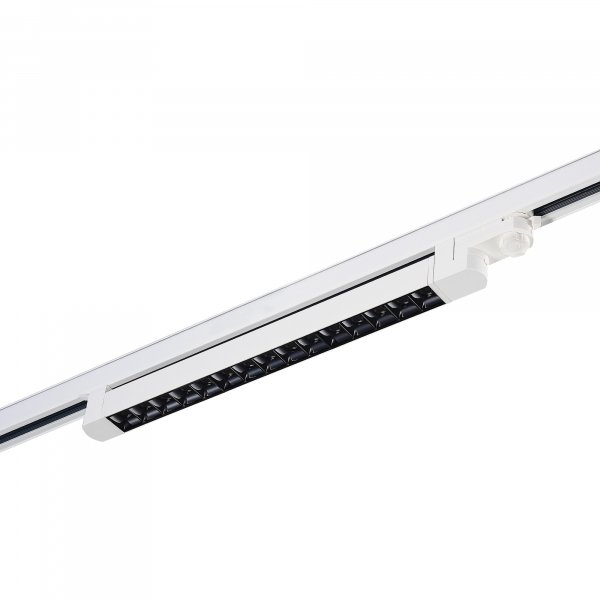 ST662.536.15 Св-к трек. Белый LED 1*15W 3000K 1 200Lm Ra&gt;90 48° IP20 L535xW33xH73 165-265V Трехфазная трековая система, изображение 2