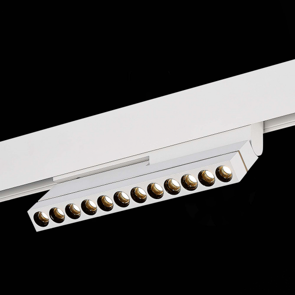 ST805.536.12 Магнитный трековый светильник Белый LED 1*12W 3000K 450Lm Ra&gt;90 36° IP20 L220xW22xH117 48VV SKYLINE 48, изображение 4