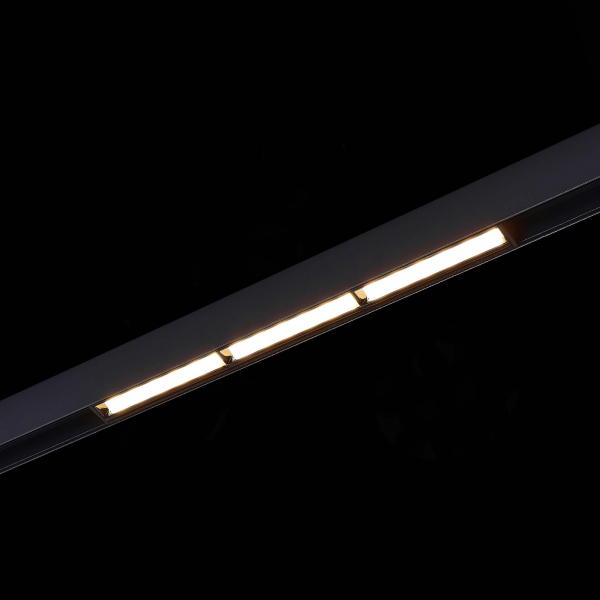 ST804.436.18 Магнитный трековый светильник Черный LED 1*18W 3000K 1 000Lm Ra&gt;90 120° IP20 L330xW22xH46 48VV SKYLINE 48, изображение 4