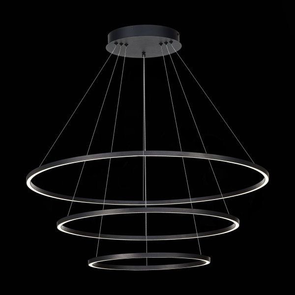ST605.403.114 Cветильник подвесной SMART ST-Luce Черный/Белый LED 1*114W 2800-6500K Подвесные светильники, изображение 3
