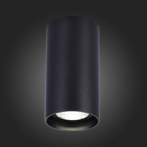 ST157.442.15 Светильник потолочный Черный LED 1*15W 4000K 1 200Lm Ra&gt;90 60° IP44 D75xH140 220-265V Накладные светильники, изображение 4