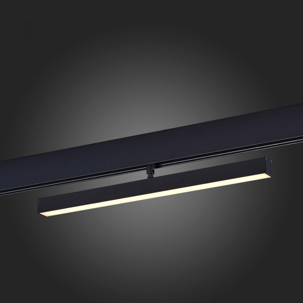 ST802.436.12 Магнитный трековый светильник Черный LED 1*12W 3000K 700Lm Ra&gt;90 120° IP20 L405xW22,5xH92 48VV SKYLINE 48, изображение 6