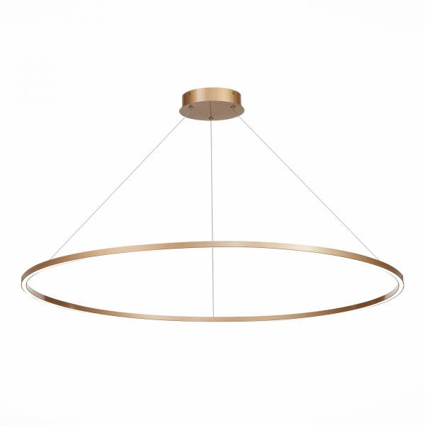 ST605.203.57 Cветильник подвесной SMART ST-Luce Золотистый/Белый LED 1*57W 2800-6500K Подвесные светильники