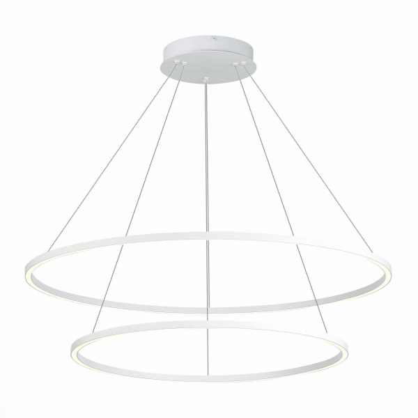 ST605.503.91 Cветильник подвесной SMART ST-Luce Белый/Белый LED 1*91W 2800-6500K Подвесные светильники