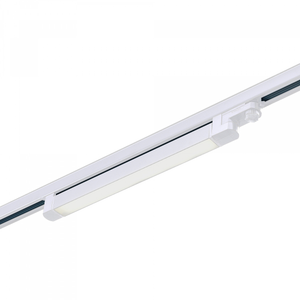 ST663.536.20 Св-к трек. Белый LED 1*20W 3000K 1 600Lm Ra&gt;90 120° IP20 L535xW33xH73 165-265V Трехфазная трековая система, изображение 2