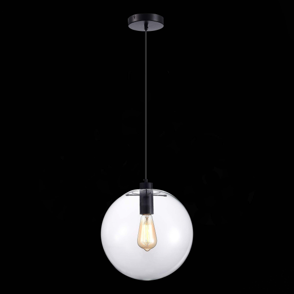 SL1056.423.01 Подвес ST-Luce Черный/Прозрачный E27 1*60W NOOR, изображение 4