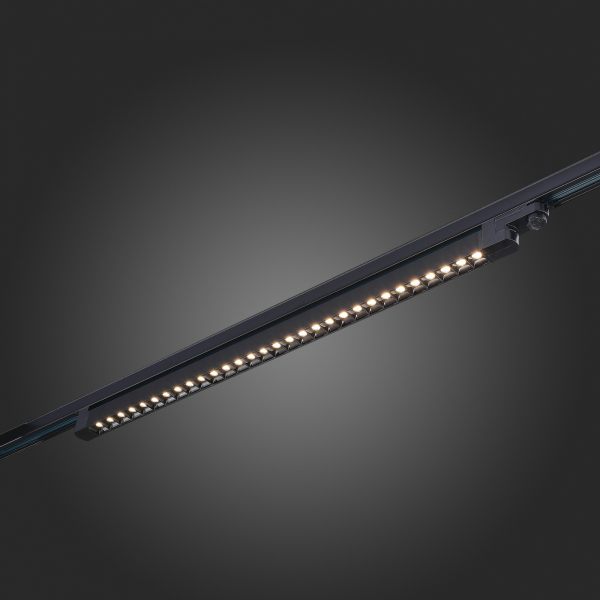 ST662.436.30 Св-к трек. Черный LED 1*30W 3000K 2 400Lm Ra&gt;90 48° IP20 L935xW33xH73 165-265V Трехфазная трековая система, изображение 6