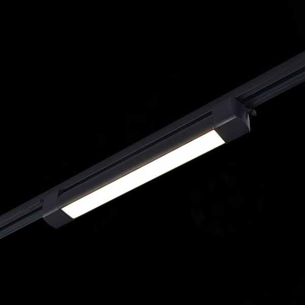 ST368.446.20 Св-к трек. Черный LED 1*20W 4000K 1 450Lm Ra&gt;90 120° IP20 L387xW49xH54 170-240V Однофазная трековая система, изображение 5