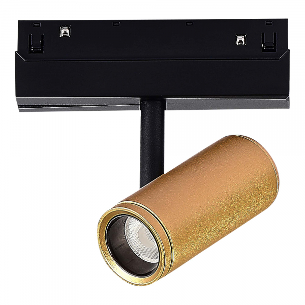 ST808.246.08 Магнитный трековый светильник Золотистый LED 1*8W 4000K 650Lm Ra&gt;90 36° IP20 D42xH135 48VV SKYLINE 48, изображение 3